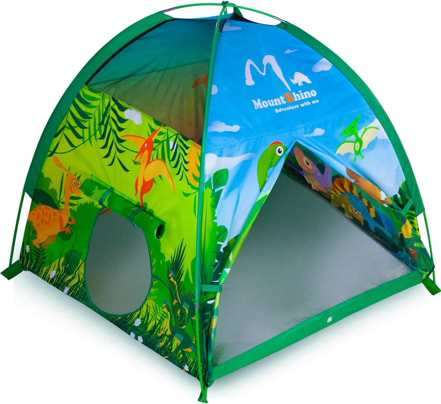 Kids Play Tent -48”X48”X42” Dinosaur Tent Playhouse Outdoor Indoor Tents for Kids Portable Dinosaur Toys Tents for Boys Girls Imaginative Camping Games Kid’S Gift