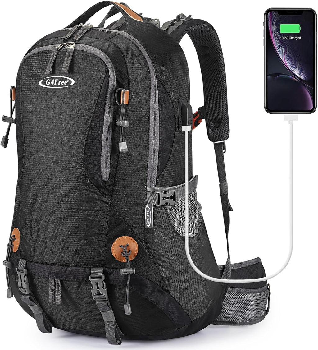 50L Hiking Backpack Waterproof Daypack Outdoor Camping Climbing Backpack with Rain Cover for Men Women