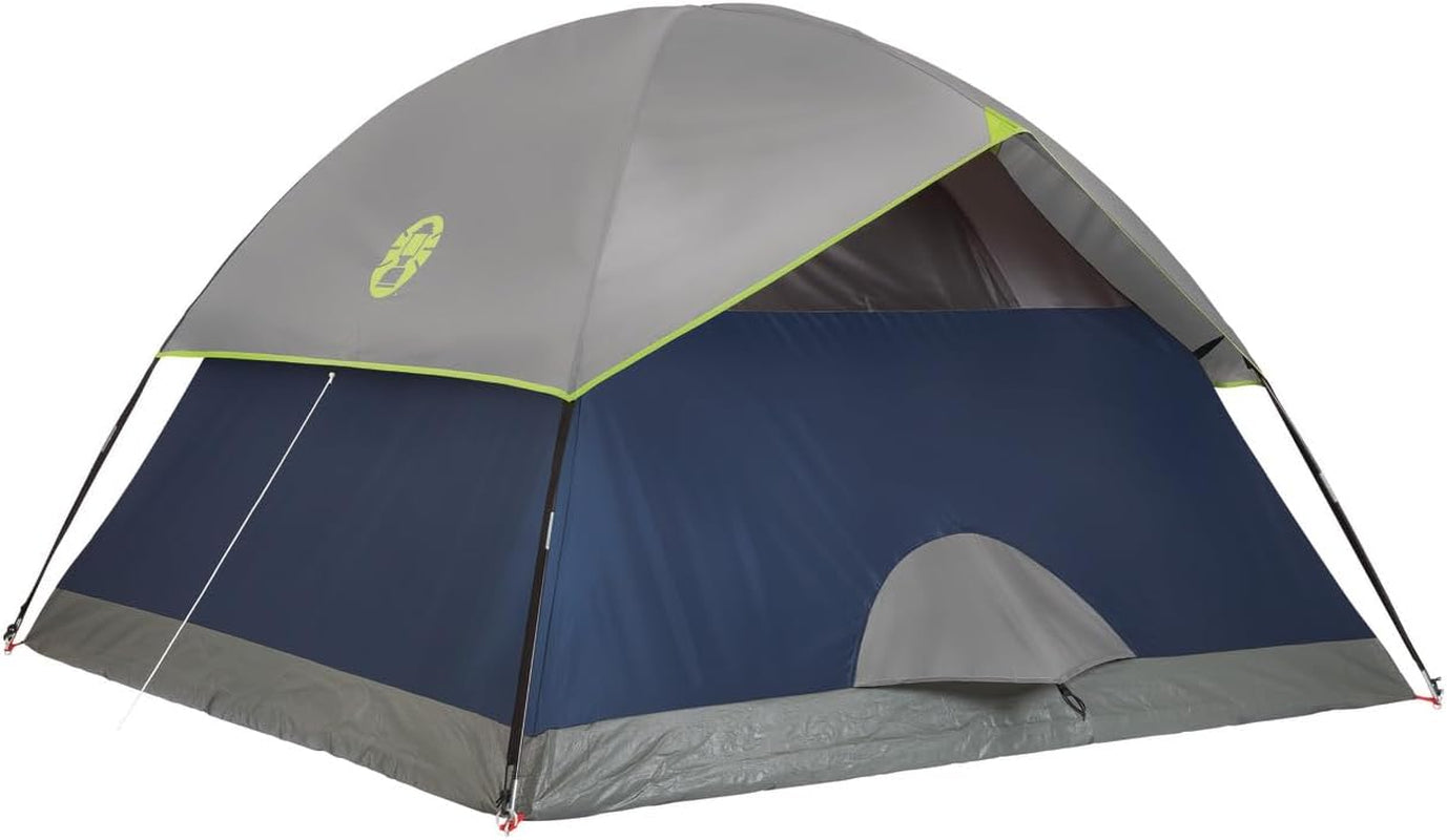 Sundome Camping Tent with Rainfly, 2/3/4/6 Person Tent Sets up in 10 Mins, Weatherproof Shelter for Camping, Festivals, Backyard, Sleepovers, & More
