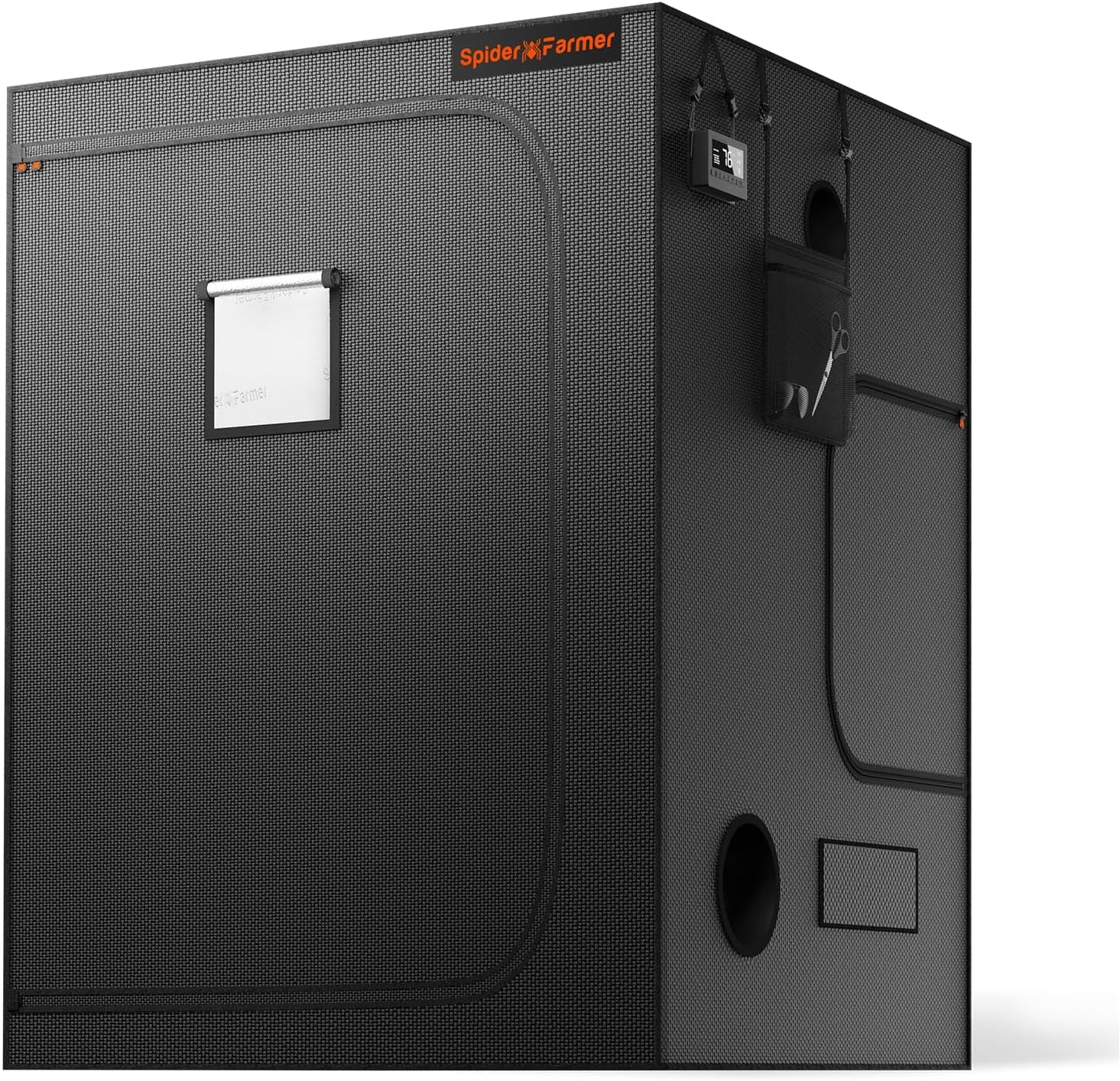 5X5 Grow Tent Pro-Grade, 60"X60"X80", with Observation Window and Floor Tray, 1680D Thicken Mylar Canvas, 5X5X6.6 for Indoor Hydroponic Growing for SF7000, SE7000, G7000